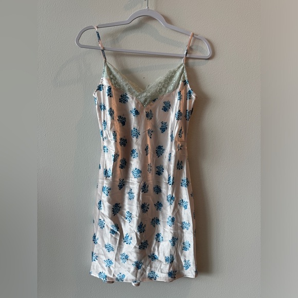🆕 NWT - Free People x We are HAH - Let it Slip Dress in Ditsy Floral - Size Med - Picture 3 of 6